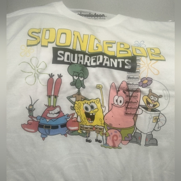 SpongeBob SquarePants Characters Tshirt NWT - Picture 2 of 2